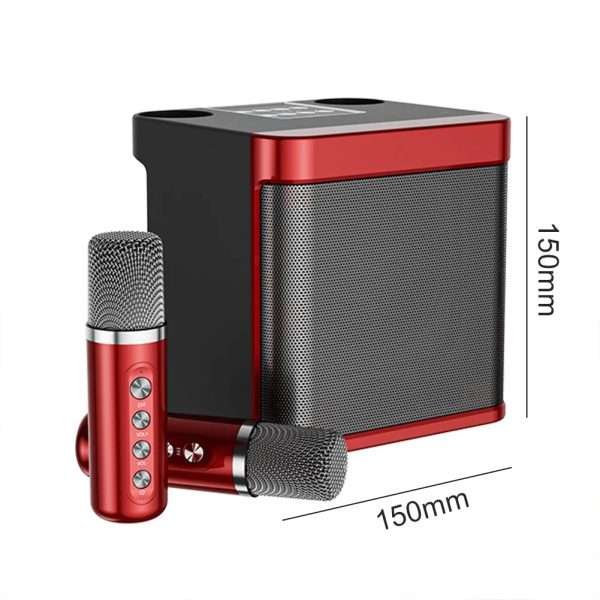 100W YS-203 Portable Karaoke Dual Microphone Wireless Speaker for Home Party Singing Equipment Stereo Bass Subwoofer Mixing Set - Image 14