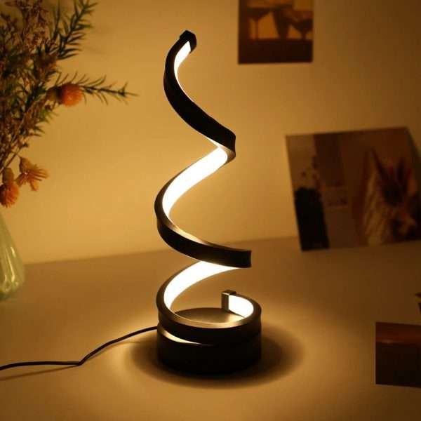 1PC Modern Simple Table Lamp Bedroom Bedside Desk Creative Art Decorative Table Lamp - Image 3