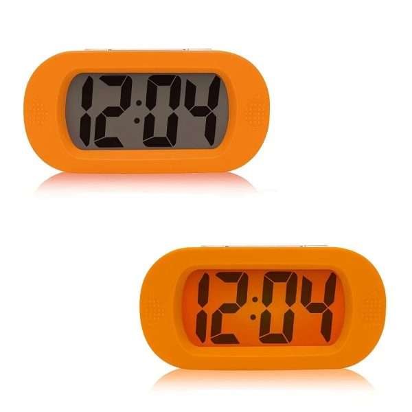 1pc Silicone Shock-Proof Silent Clock Creative Snooze Alarm Clock - Image 3