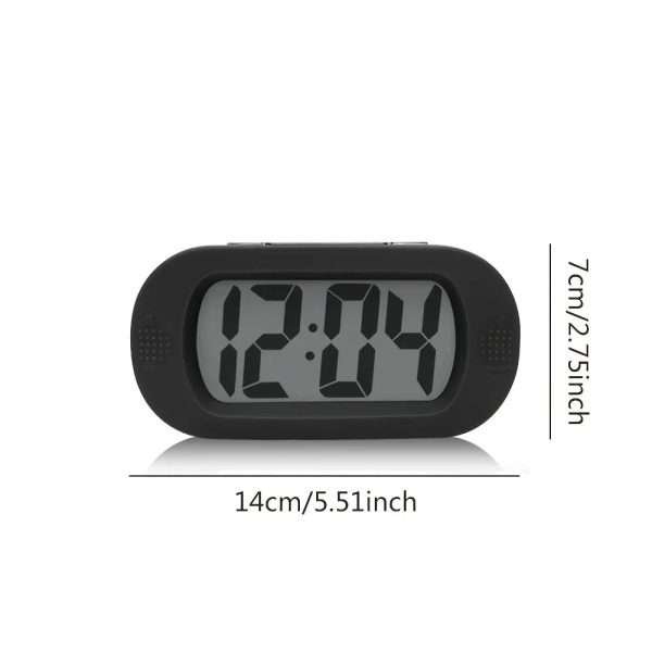 1pc Silicone Shock-Proof Silent Clock Creative Snooze Alarm Clock - Image 4