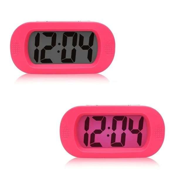 1pc Silicone Shock-Proof Silent Clock Creative Snooze Alarm Clock - Image 5