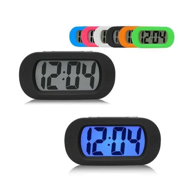 1pc Silicone Shock-Proof Silent Clock Creative Snooze Alarm Clock - Image 2