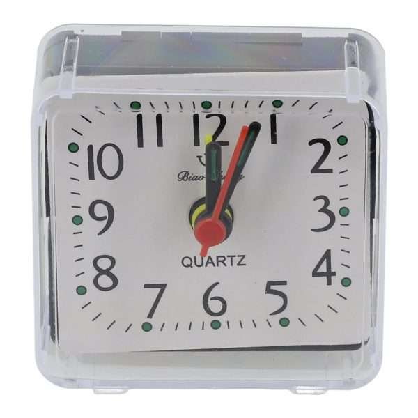 1pc Square Crystal Alarm Clock Candy Colored Student Bedroom Bedside Small Alarm Clock With Beeping Sound Electronic Clock Backl - Image 7