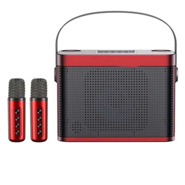 2023 Portable Family Karaoke Machine Bluetooth 5.0 Speaker Wireless Microphone Singing Equipment Stereo Bass Subwoofer Karaoke - Image 12