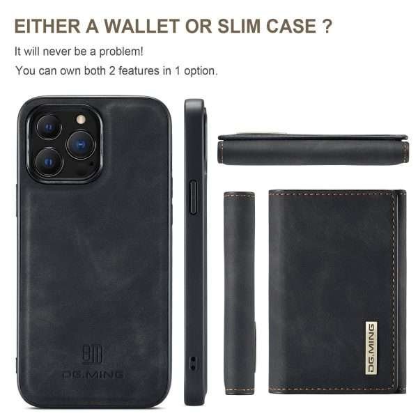 Magnetic 2 In 1 Detachable Leather Phone Case With Card Case For iPhone 15 14 13 - Image 11