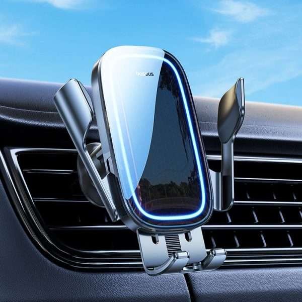 Automatic Alignment Car Phone Holder Wireless Charger For Samsung iPhone Xiaomi Phone Holder Car Holder Air Vent Holder - Image 10