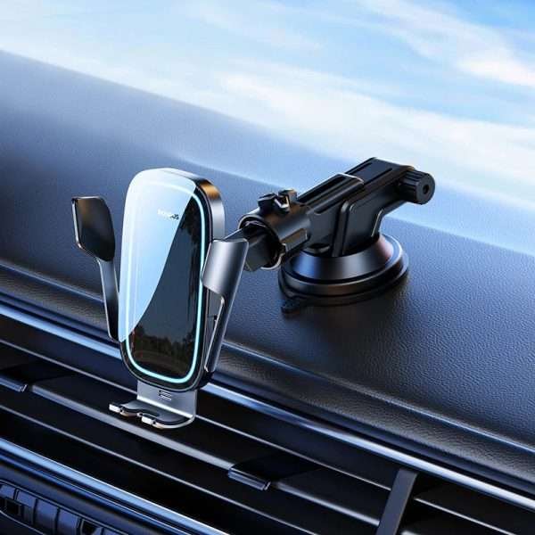 Automatic Alignment Car Phone Holder Wireless Charger For Samsung iPhone Xiaomi Phone Holder Car Holder Air Vent Holder - Image 11