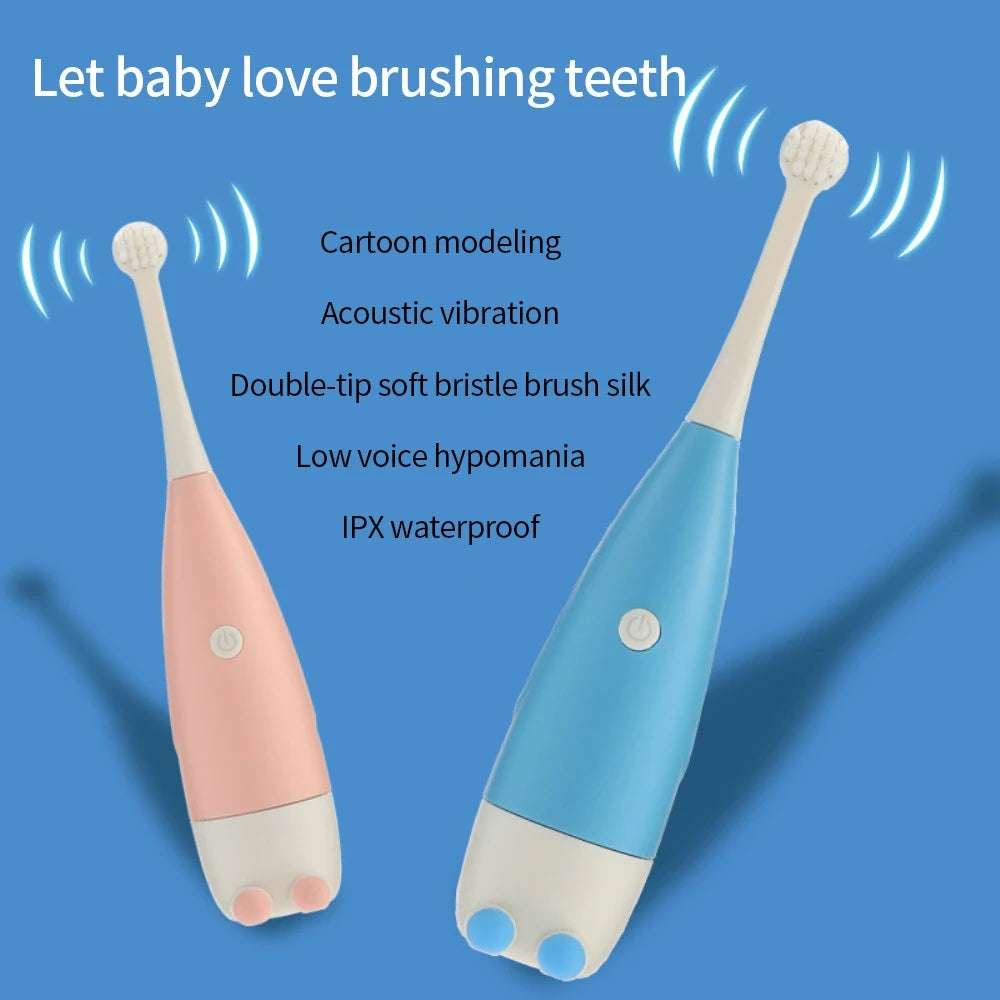 Electric Toothbrush Soft Bristles Compact Brush Head Anti Slip And Not Easy To Fall Off New Cute Design Safe To Use - Image 12