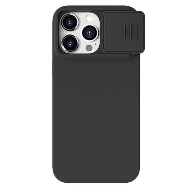 Liquid Silicone Slide Camera Protection Magnetic Phone Case For iPhone - Image 10