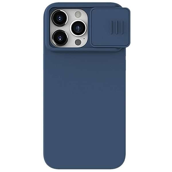 Liquid Silicone Slide Camera Protection Magnetic Phone Case For iPhone - Image 7