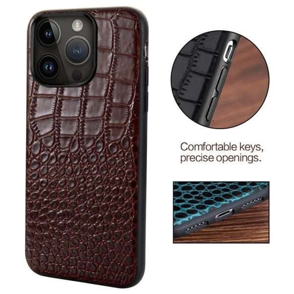 Genuine Leather Phone Case For Apple iPhone - Image 4