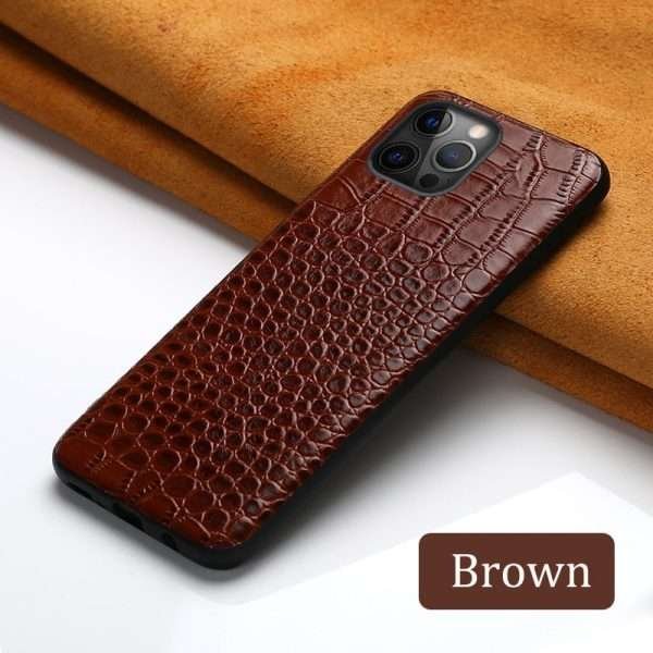 Genuine Leather Phone Case For Apple iPhone - Image 3