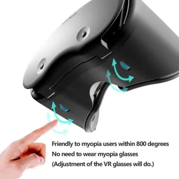 Google Cardboard Helmet For Smartphones Phone Lenses 3d Glasses Vrgpro X7 Vr Reality Glasses Helmet Wireless Rocker - Image 5