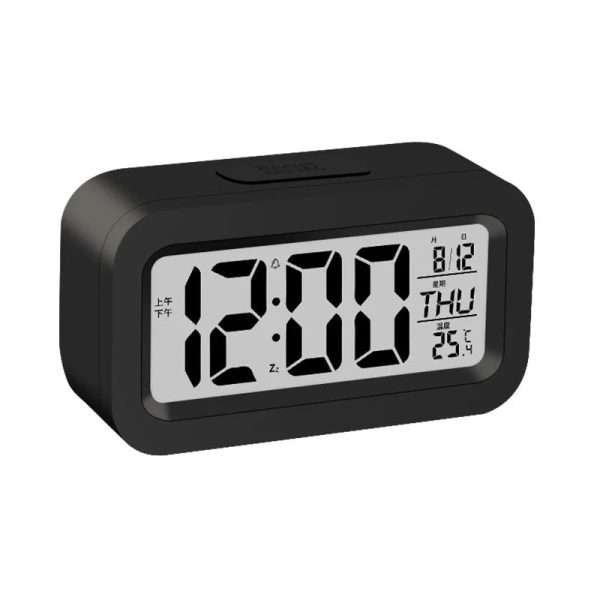 LCD Digital Alarm Clock With Indoor Temperature - Image 3