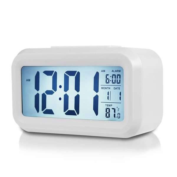 Mini Music Digital Alarm Clock Backlight Snooze Mute Calendar Desktop Alaways On Table Clocks Temperature Electronic LED Clocks - Image 7