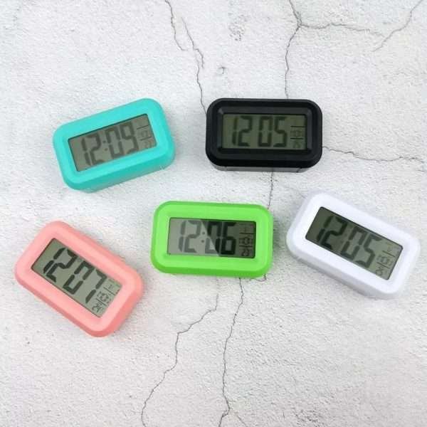 Mini Music Digital Alarm Clock Backlight Snooze Mute Calendar Desktop Alaways On Table Clocks Temperature Electronic LED Clocks - Image 3