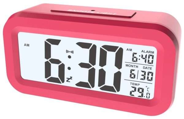 Mini Music Digital Alarm Clock Backlight Snooze Mute Calendar Desktop Alaways On Table Clocks Temperature Electronic LED Clocks - Image 10