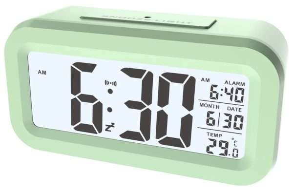 Mini Music Digital Alarm Clock Backlight Snooze Mute Calendar Desktop Alaways On Table Clocks Temperature Electronic LED Clocks - Image 9