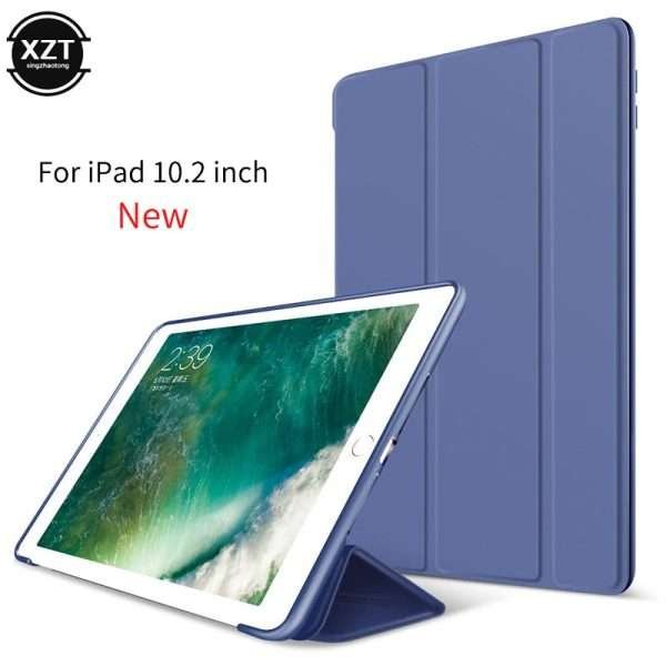 New Smart Case for iPad 10.2 inch 2019 7th Gen Auto Sleep/Wake Lightweight Stand Silicone Case for iPad 10.2 -inch