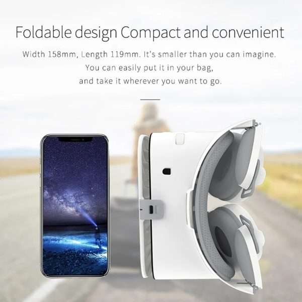 New VR glasses Shinecon Pro Virtual reality 3D VR glasses Goggle Cardboard headset virtual glasses for smart phones ios Android - Image 6