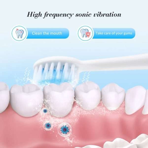 Newest Sonic Electric Toothbrush Rechargeable for Adults IPX7 Waterproof - Image 9