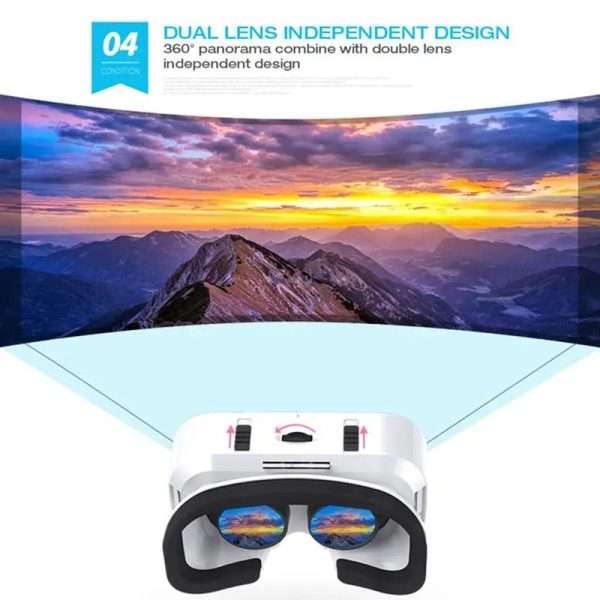 VR SHINECON BOX 5 Mini VR Glasses 3D Glasses Virtual Reality Glasses VR Headset For Google Cardboard Smartp - Image 3