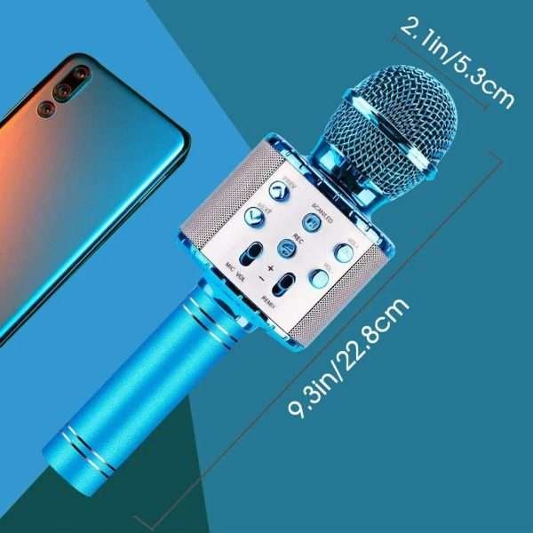 Wireless Mic Handheld Microphone KTV USB Player Professional Speaker Portable Karaoke Christmas Recording Home Party Microphone - Image 6