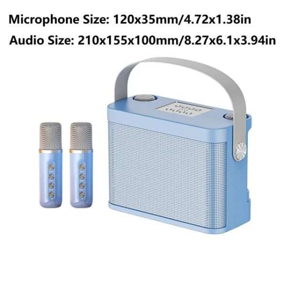 Ys-219 Karaoke Machine Portable Wireless Bluetooth 5.0 Speaker System With Dual Microphone Home Tv Ktv Set Support TF Card - Image 10